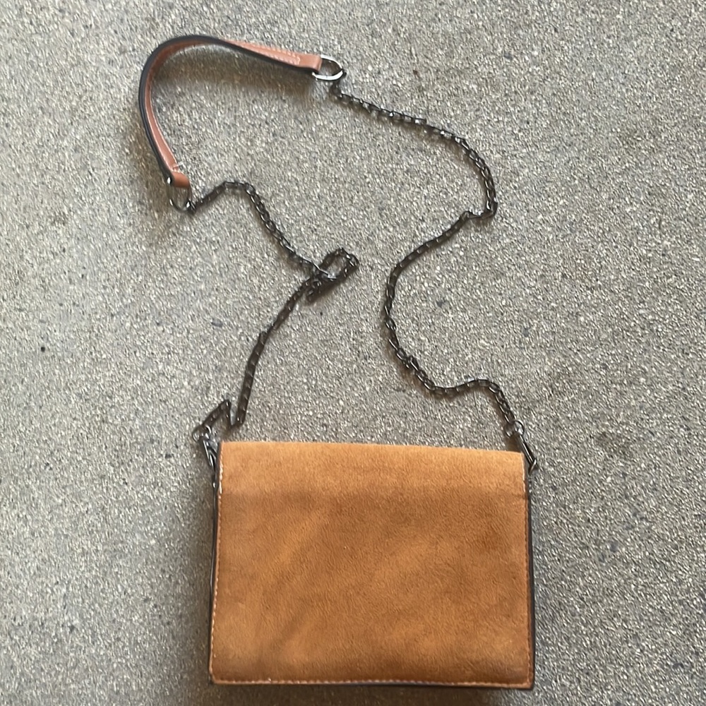 Vintage Suede Patchwork Handbag - image 5